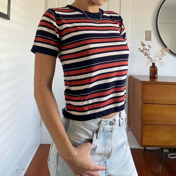 Brandy Melville stripe tee - Picture 3 of 4